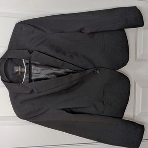 Worthington Black Blazer/Suit Coat Size Large Petite
